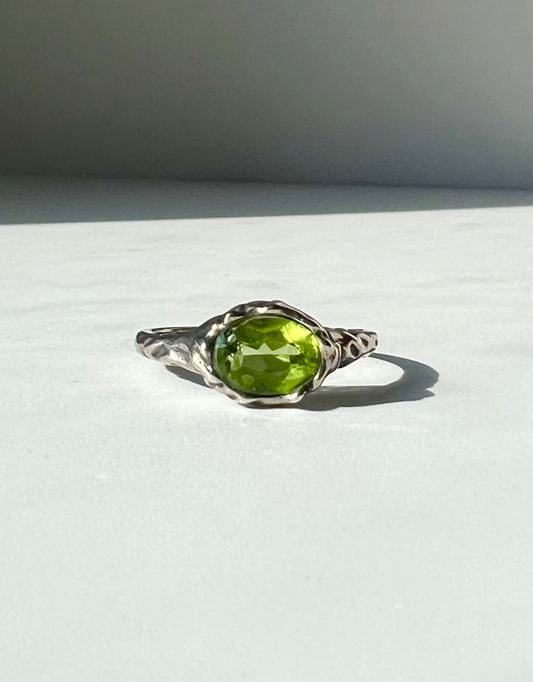 Peridot Vintage Inspired Ring