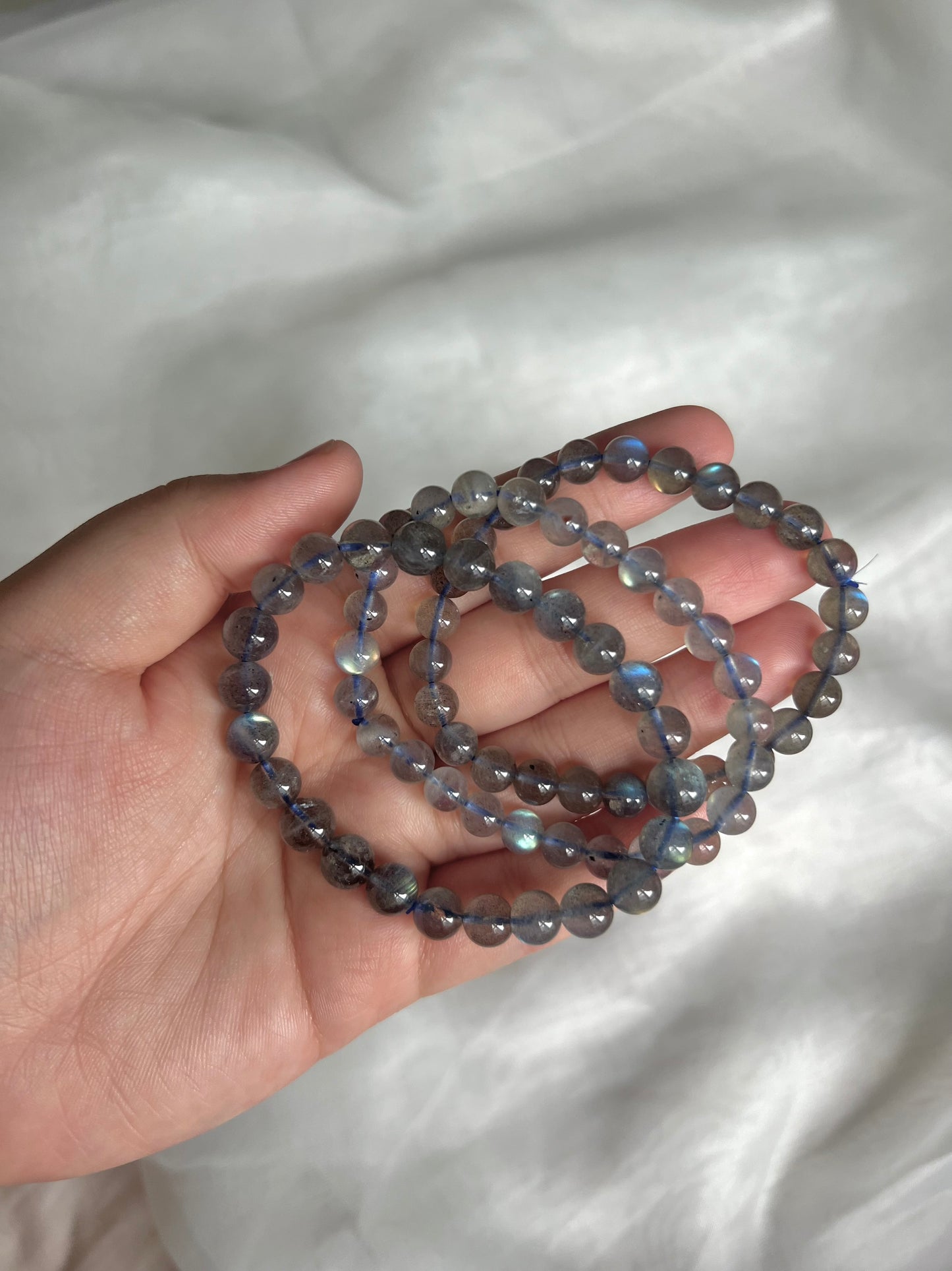 Labradorite Beaded Bracelet