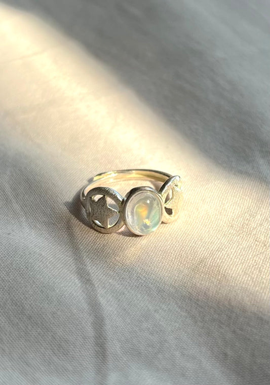 Moonstone Star 🌟Ring