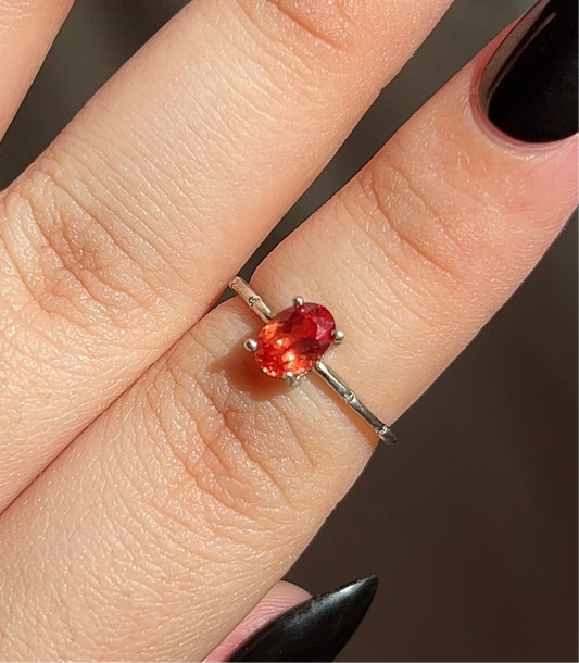 Rare  Padparadscha Sapphire ( Lab Grown )