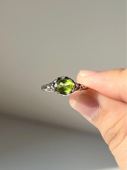 Peridot Vintage Inspired Ring