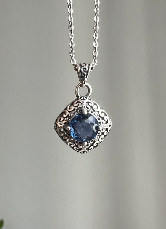 Blue Fluorite Pendant