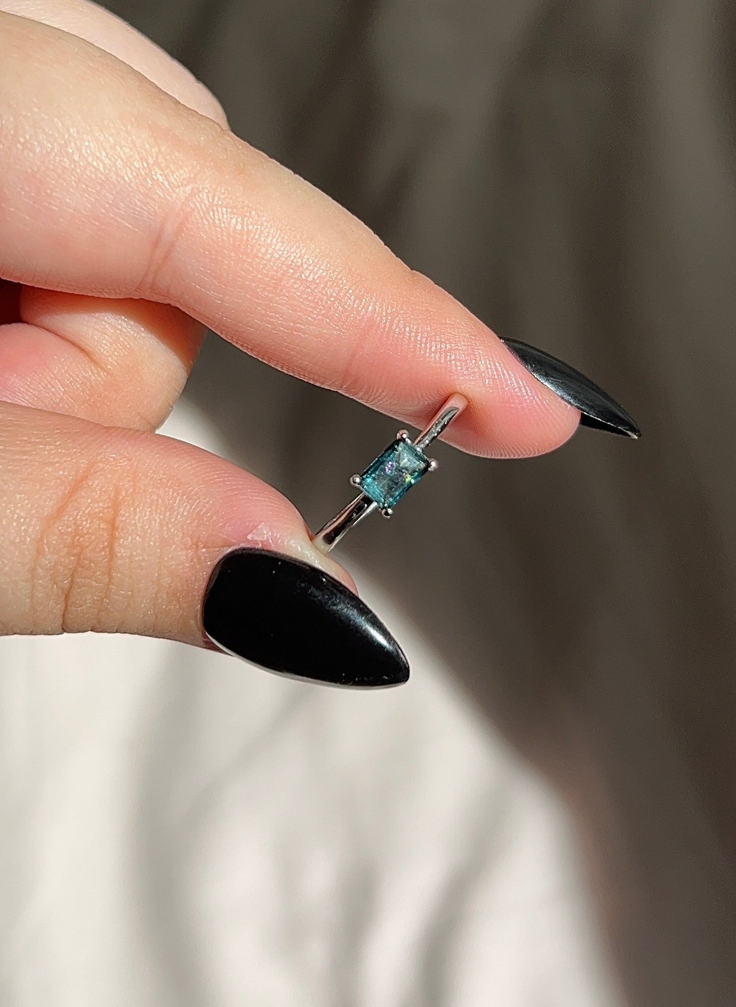 Blue Tourmaline Ring