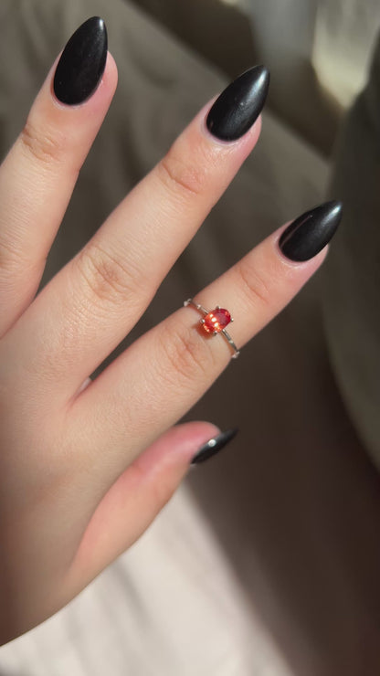 Rare  Padparadscha Sapphire ( Lab Grown )