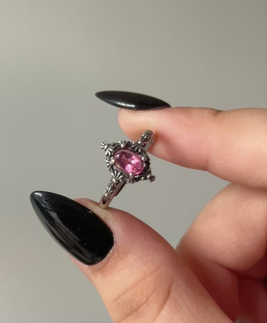 Pink Tourmaline Ring