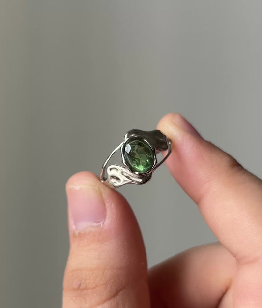 Green Fluorite Ring