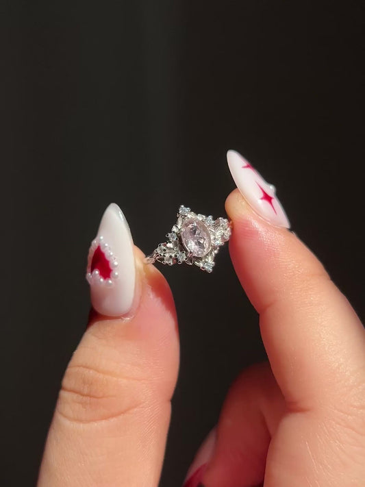 Pink Tourmaline Ring