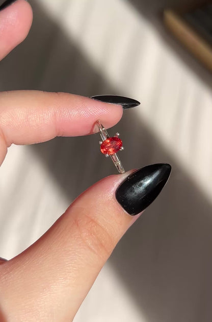 Rare  Padparadscha Sapphire ( Lab Grown )